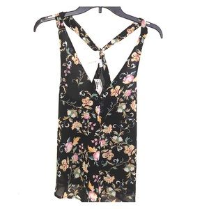 NWT Summer Top with flowers